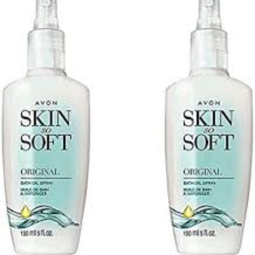 TWO Avon Skin so Soft Original Bath Oil Sprays 150ml each